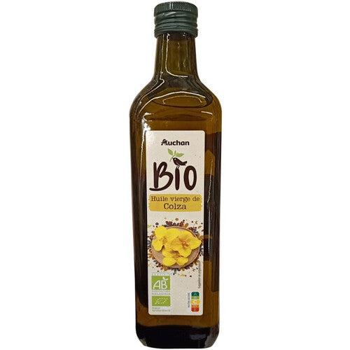 BIO Olej rzepakowy z pierwszego tłoczenia Auchan 750 ml