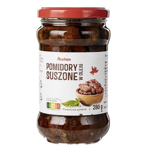 Pomidory suszone w oleju Auchan 155 g