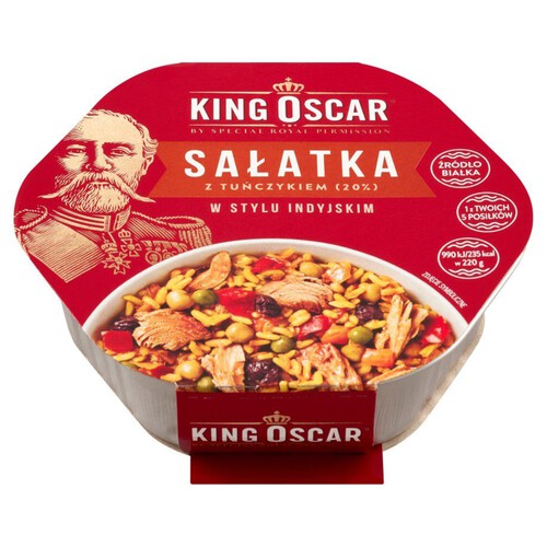 Sałatka z tuńczykiem w stylu indyjskim King Oscar 220 g