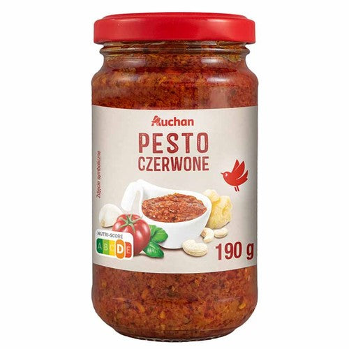 Sos pesto czerwony Auchan 190 g