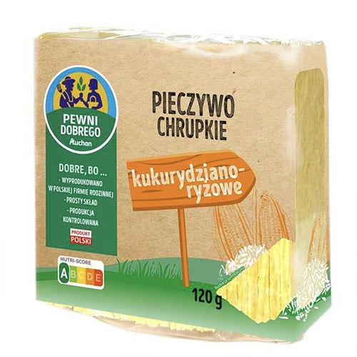 Pieczywo chrupkie kukurydziano ryżowe Pewni Dobrego 120 g