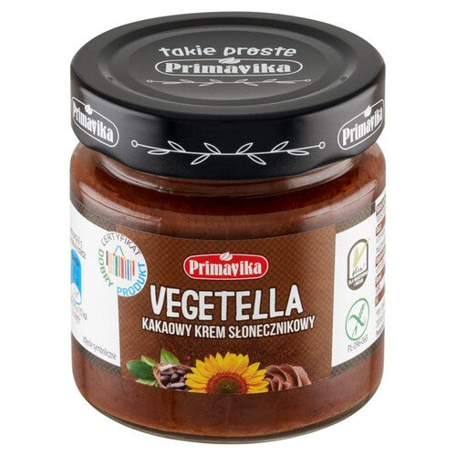 Vegetella Kakaowy krem słonecznikowy Primavika 160 g