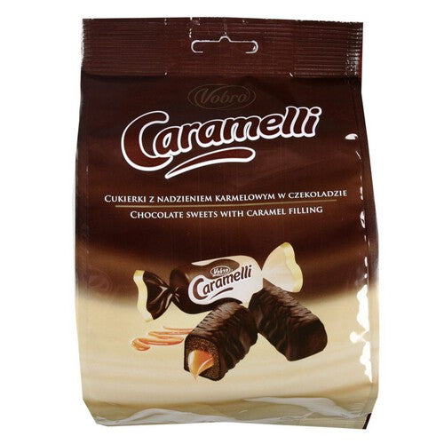 Caramelli Cukierki z nadzieniem karmelowym  Vobro 200 g