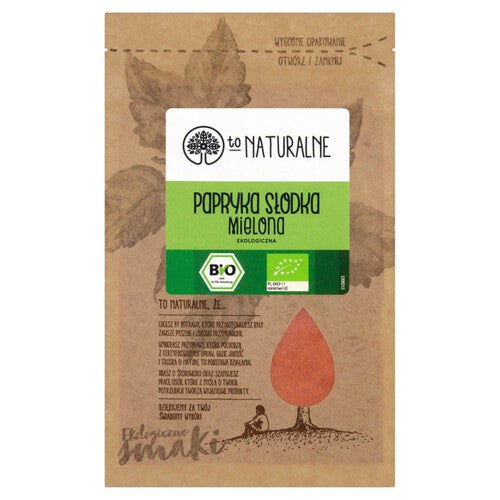 Ekologiczny papryka słodka mielona To Naturalne 15 g