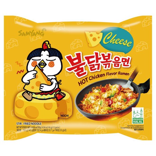 Zupa instant Ramen ostry kurczak z serem i makaronem Samyang 140 g