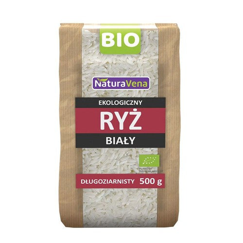 Ekologiczna długoziarnisty ryż biały NaturAvena 500 g
