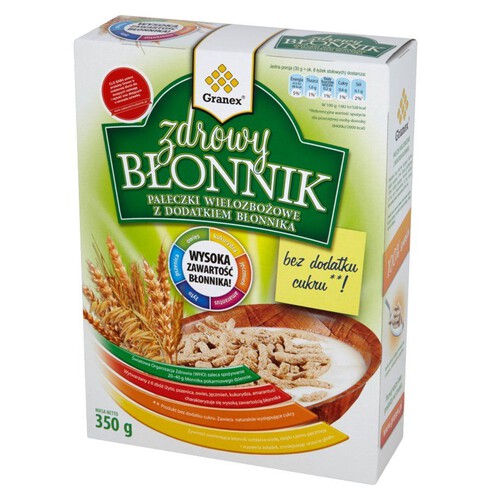 Pałeczki wielozbożowe z dodatkiem błonnika Granex 350 g