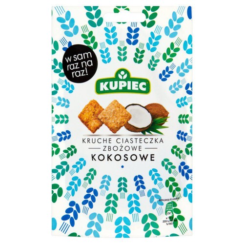 Ciasteczka zbożowe kokosowe Kupiec 50 g