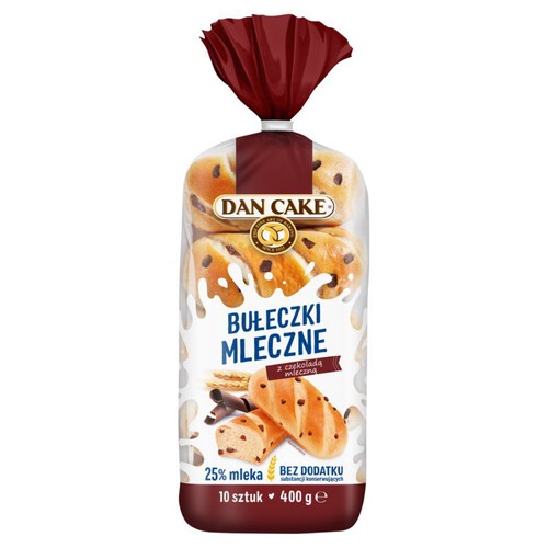 Bułeczki mleczne z czekoladą Dan Cake 400 g