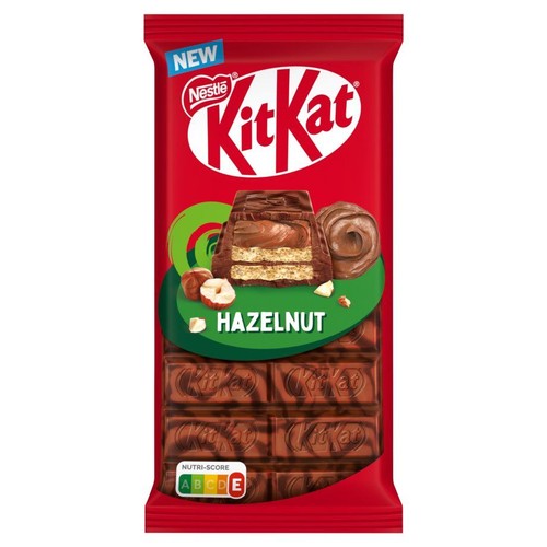 Czekolada Hazelnut paluszki waflowe w mlecznej i deserowej czekoladzie z nadzieniem orzechowym   KitKat 99 g