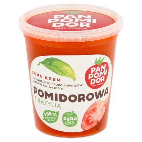 Zupa pomidorowa z bazylią  Pan Pomidor 400 g