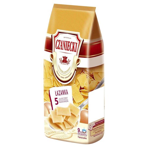 Makaron 5 jajeczny łazanka Czaniecki 250 g