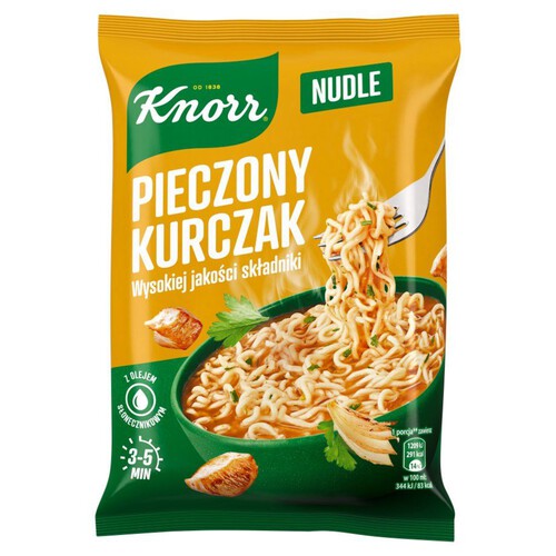 Nudle Pieczony kurczak Knorr 61 g