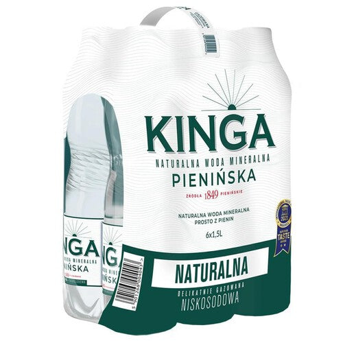 Woda mineralna delikatnie gazowana Kinga Pienińska 6 x 1,5 l