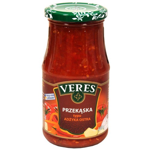 Przekąska typu adżyka ostra Veres 500 g