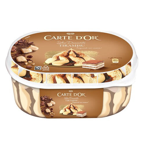 Les Dessetrs lody o smaku tiramisu CARTE D'OR 825 ml