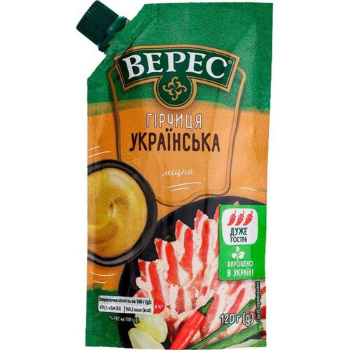 Musztarda ukraińska mocna Veres 120 g