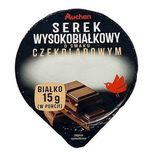Serek wysokobiałkowy o smaku czekoladowym Auchan 150 g