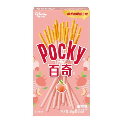 Pocky paluszki o smaku brzoskwiniowym Glico 50 g