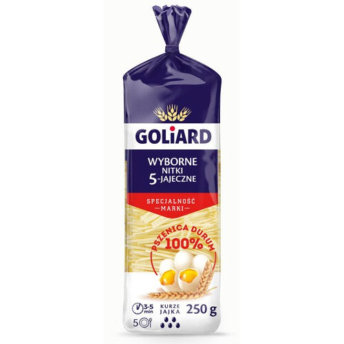 Makaron nitki  5 jajeczne Goliard 250 g