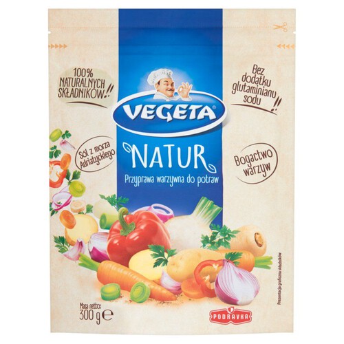 Natur Przyprawa warzywna do potraw Vegeta 300 g