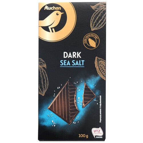 Czekolada deserowa z solą morską Auchan 100 g