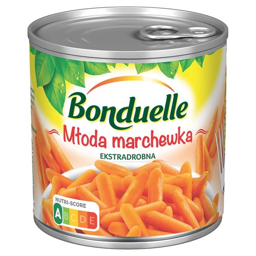 Młoda marchewka ekstradrobna Bonduelle 425 g