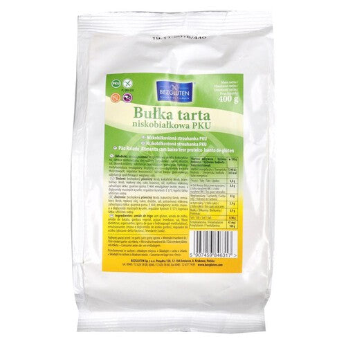 Bułka tarta niskobiałkowa PKU Bezgluten 400 g