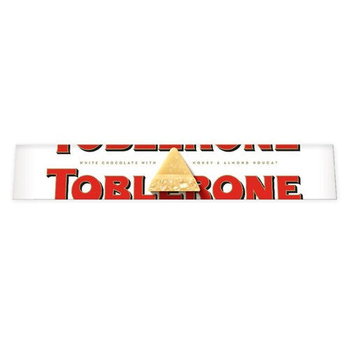 Szwajcarska czekolada biała z nugatem miodowo-migdałowym  Toblerone 100 g