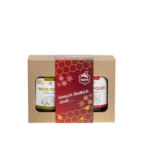 Zestaw miodów świąteczny Apis 700 g