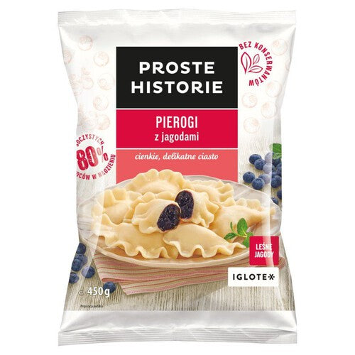 Pierogi z jagodami Proste Historie 450 g