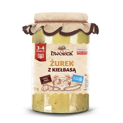 Żurek z kiełbasą Dworek 680 g