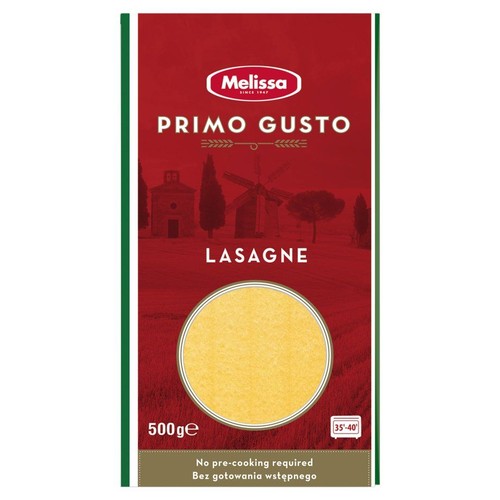 Lasagne Makaron w 100% z semoliny z pszenicy durum Primo Gusto 500 g