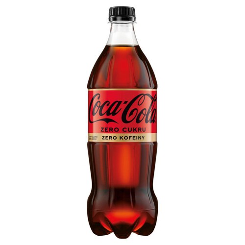 Napój gazowany o smaku cola zero kofeiny Coca-Cola 850 ml
