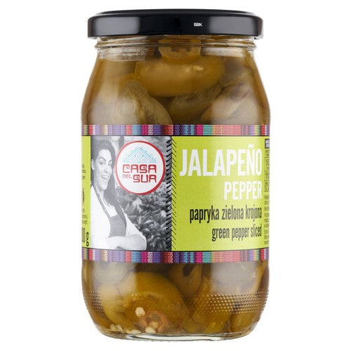 Papryka jalapeno zielona krojona marynowana Casa de Mexico 340/180 g