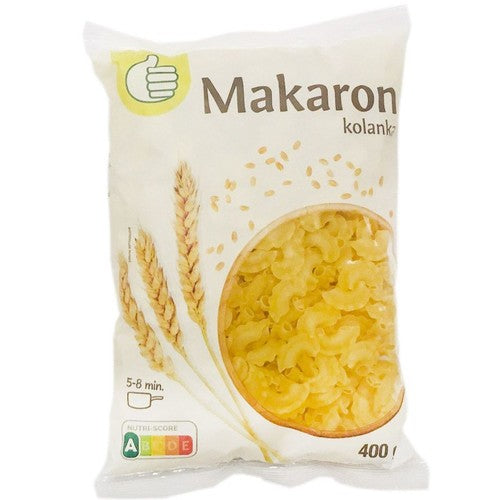 Makaron kolanka z kurkumą Auchan 400 g