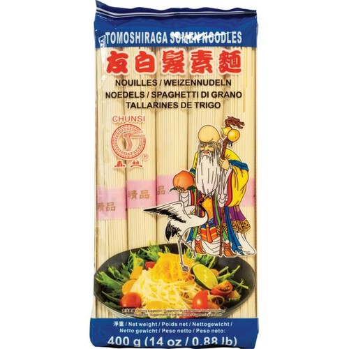Chiński makaron pszenny tomoshiraga somen Chunsi 400 g