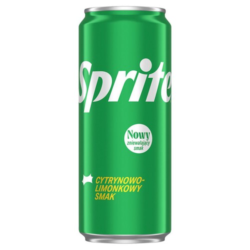 Napój gazowany o smaku cytryny i limonki Sprite 330 ml