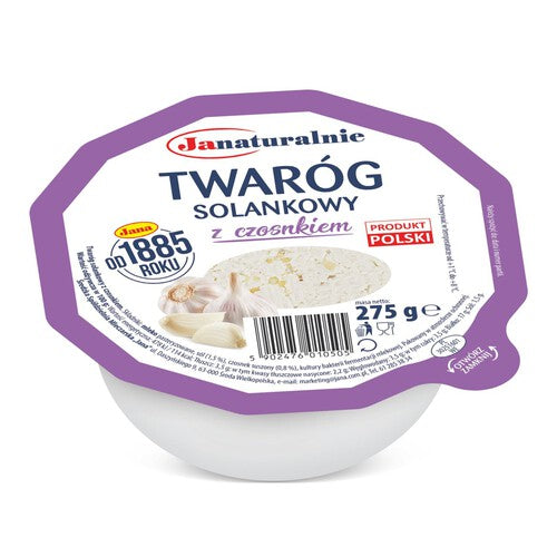 Twaróg solankowy  z czosnkiem Jana 275 g
