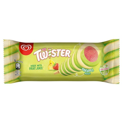 Lody o smaku ananasa Twister 80 ml