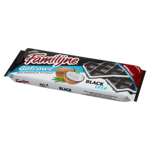 Familijne Gofrowe Black Coco Jutrzenka 140 g