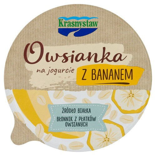 Owsianka na jogurcie z bananem Krasnystaw 250 g