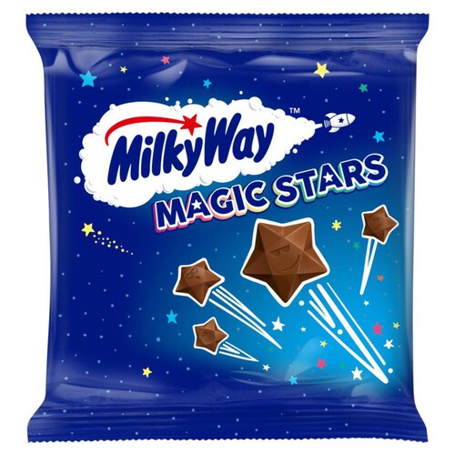 Magic Stars Gwiazdki z puszystej mlecznej czekolady MilkyWay 33 g