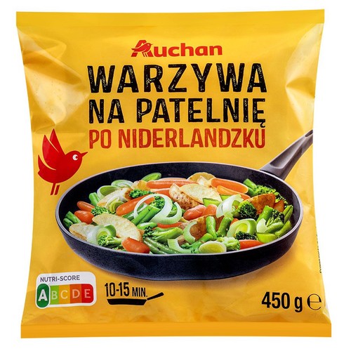 Warzywa na patelnię po Niderlandzku  Auchan 450 g