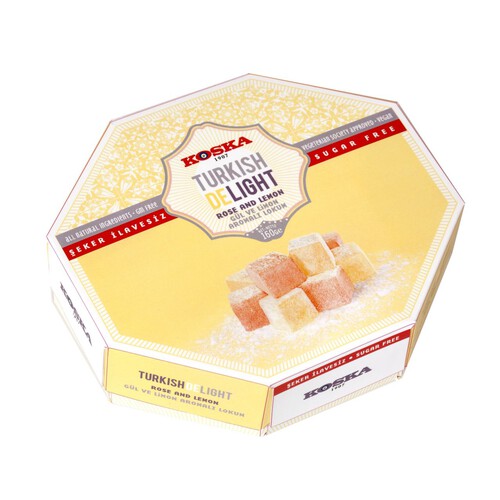 Rachatłukum różano-cytrynowe bez dodatku cukru Koska 160 g