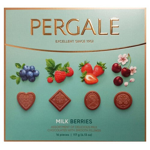 Praliny z nadzieniem owocowym  Pergale 117 g