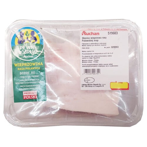 Słonina wieprzowa  Pewni Dobrego na wagę ok. 400 g