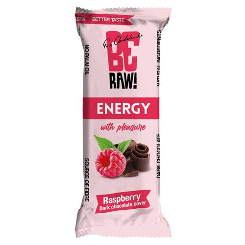 Baton Raspberry Choco Power - malina. orzechy włoskie Purella Be Raw! 40 g