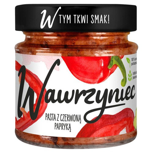 Pasta warzywna z czerwoną papryką    Wawrzyniec 180 g