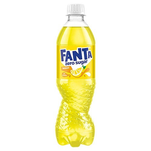 Napój gazowany Zero Sugar o smaku cytrynowym  Fanta 500 ml